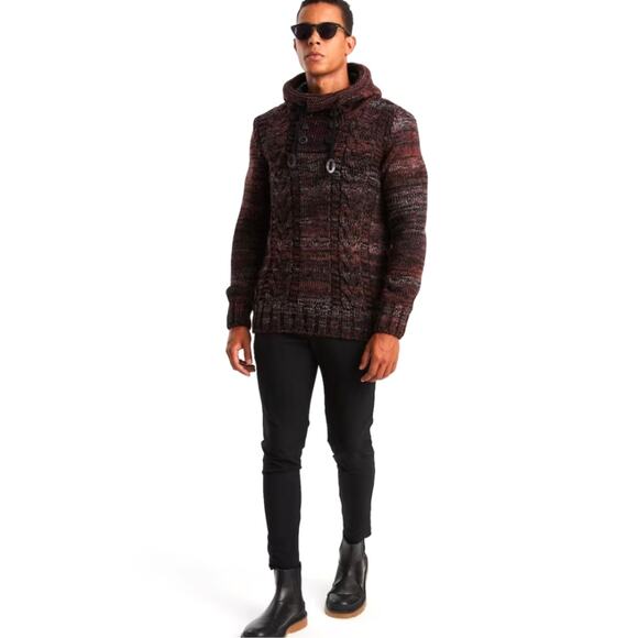 Leif Nelson Purple/Red Sweater | Size 3XL - Picture 13 of 13